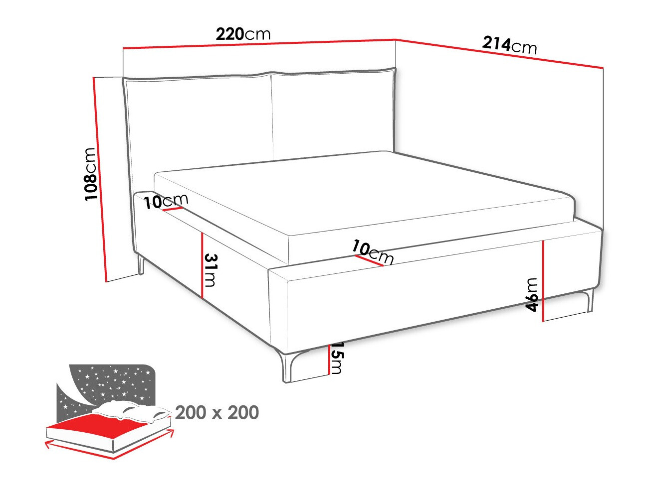 Cama Clovis 113 (Poso 02)