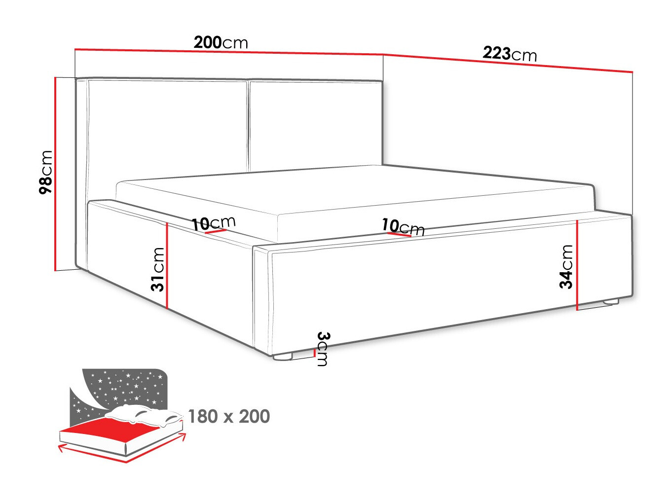 Cama Clovis 117 (Manila 02)