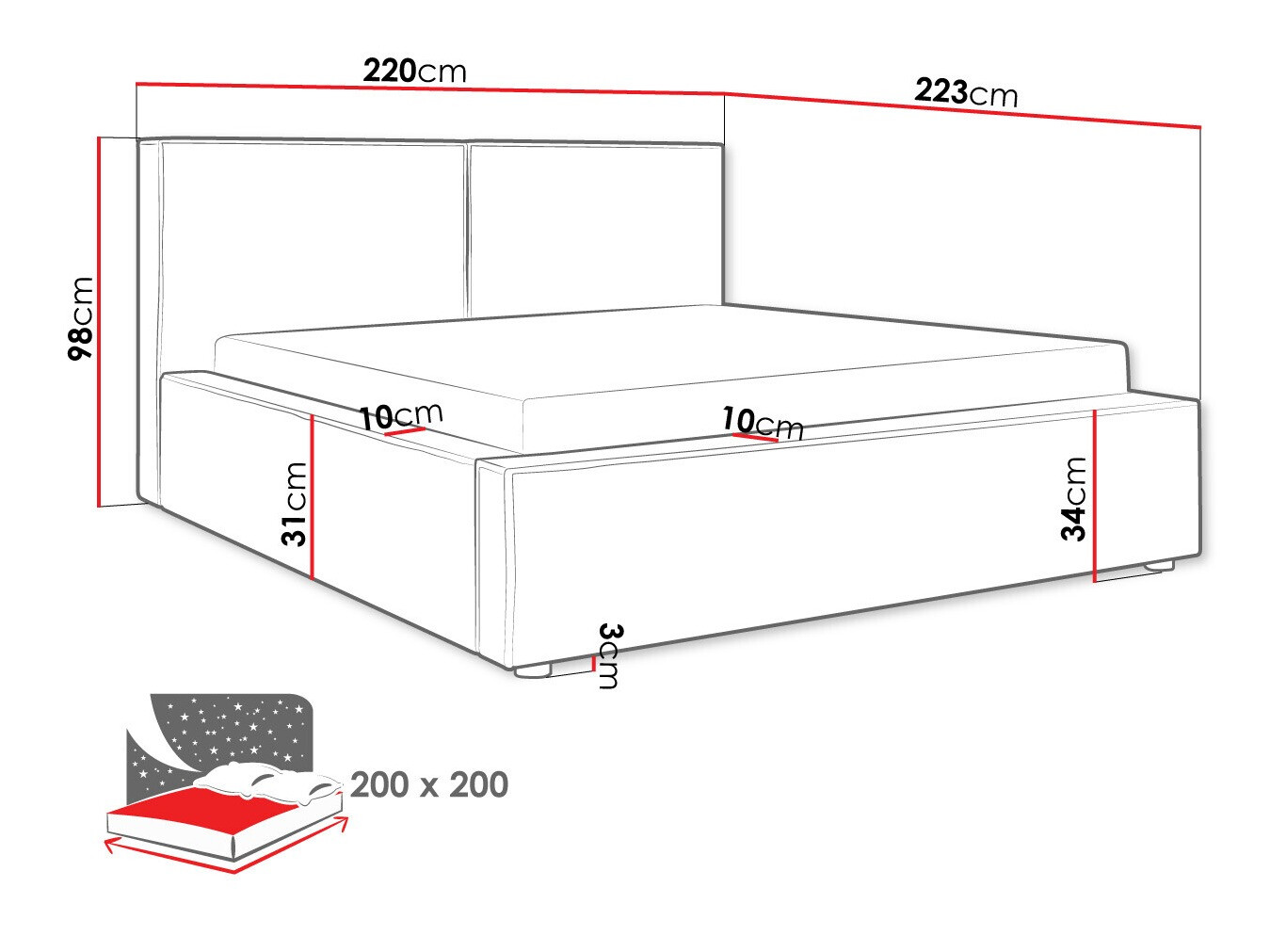 Cama TrendyNest 117 (Manila 02)