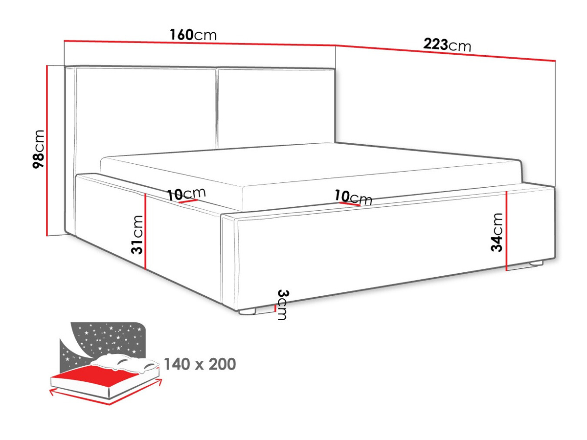 Cama TrendyNest 117 (Manila 18)