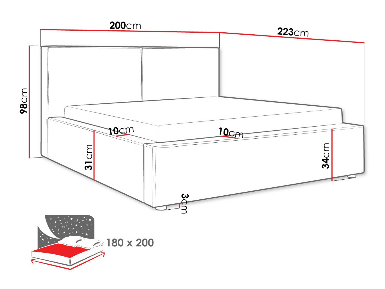 Cama TrendyNest 117 (Manila 20)