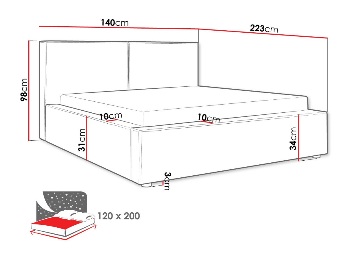 Cama TrendyNest 117 (Manila 37)