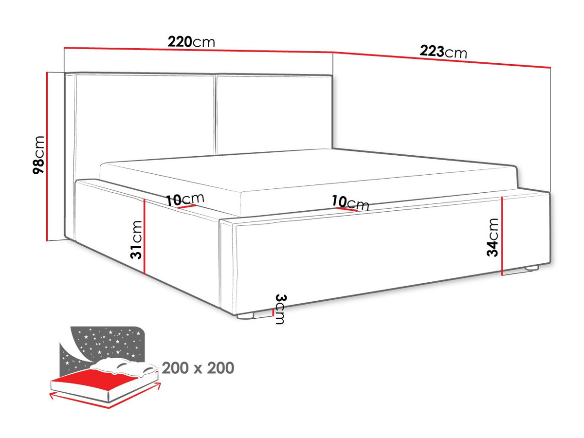 Cama TrendyNest 117 (Manila 37)