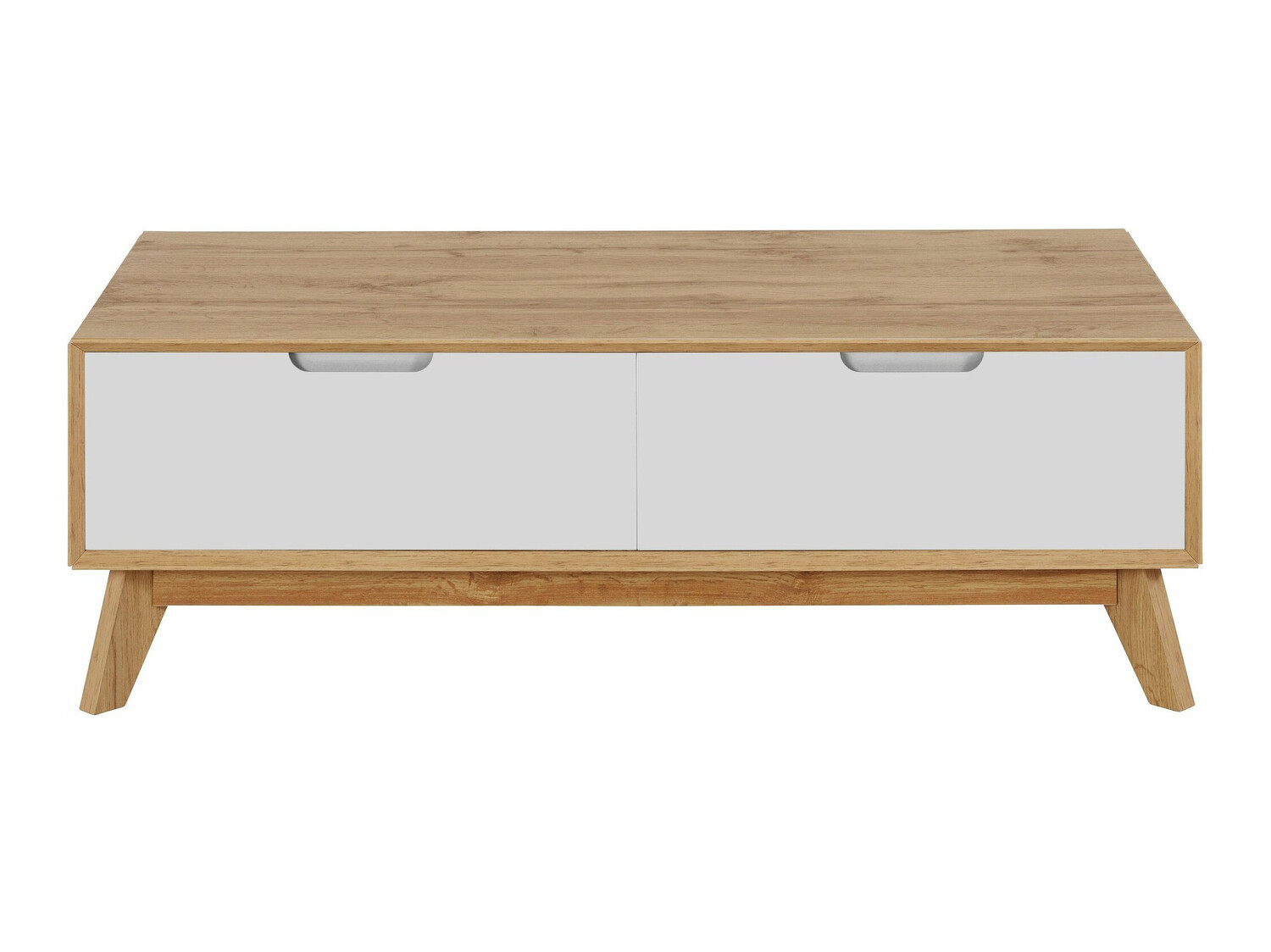 Mesa de centro Dorvou 103 (Branco + Carvalho)