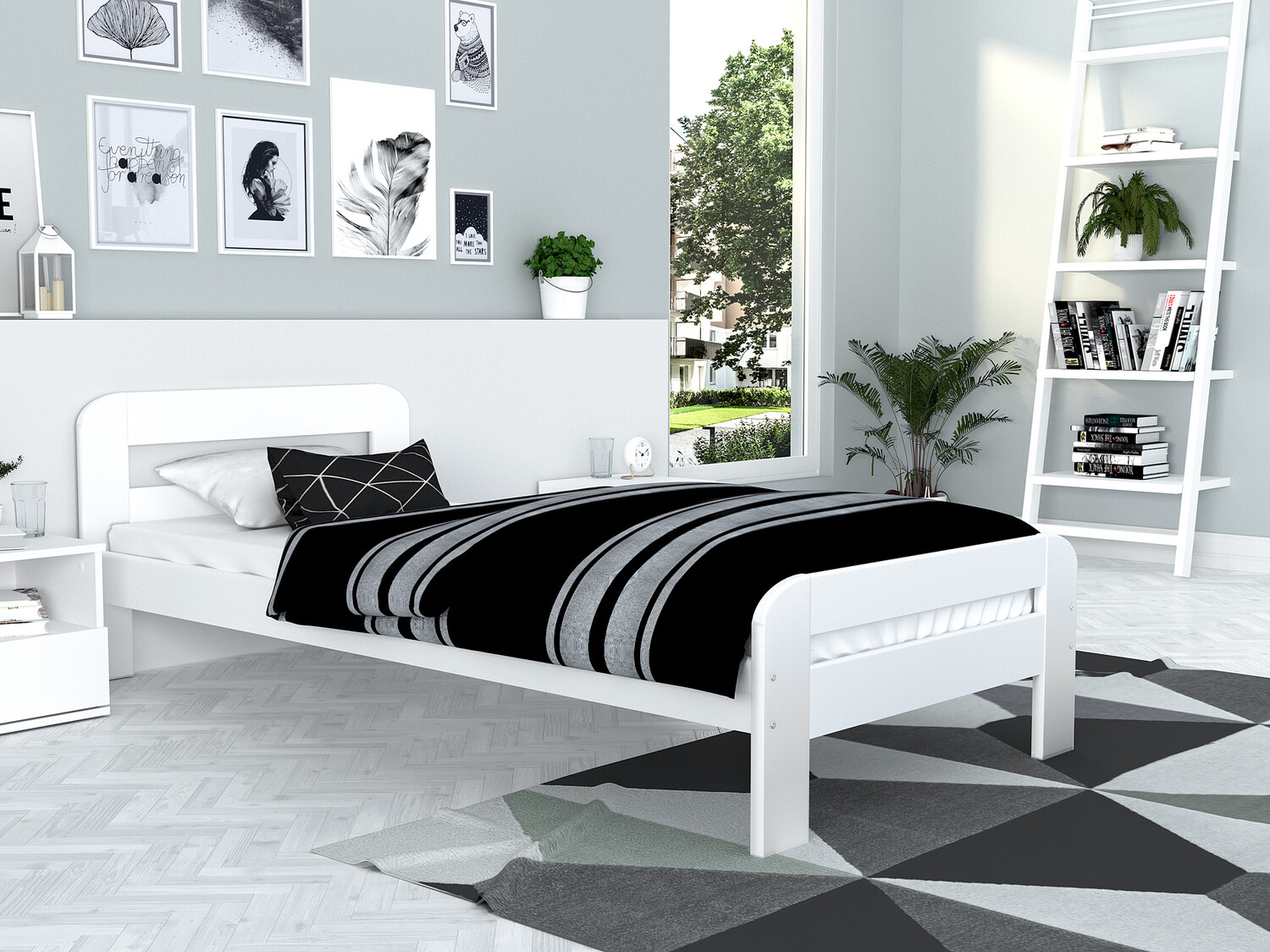 Cama Aurora 156 (Branco)