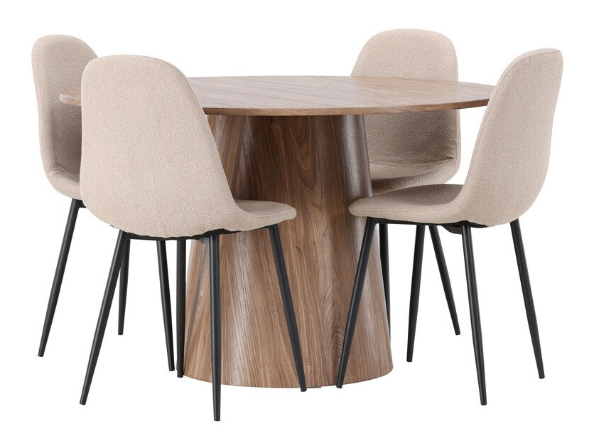 Conjunto para refeições Dallas 4247 (Castanho)