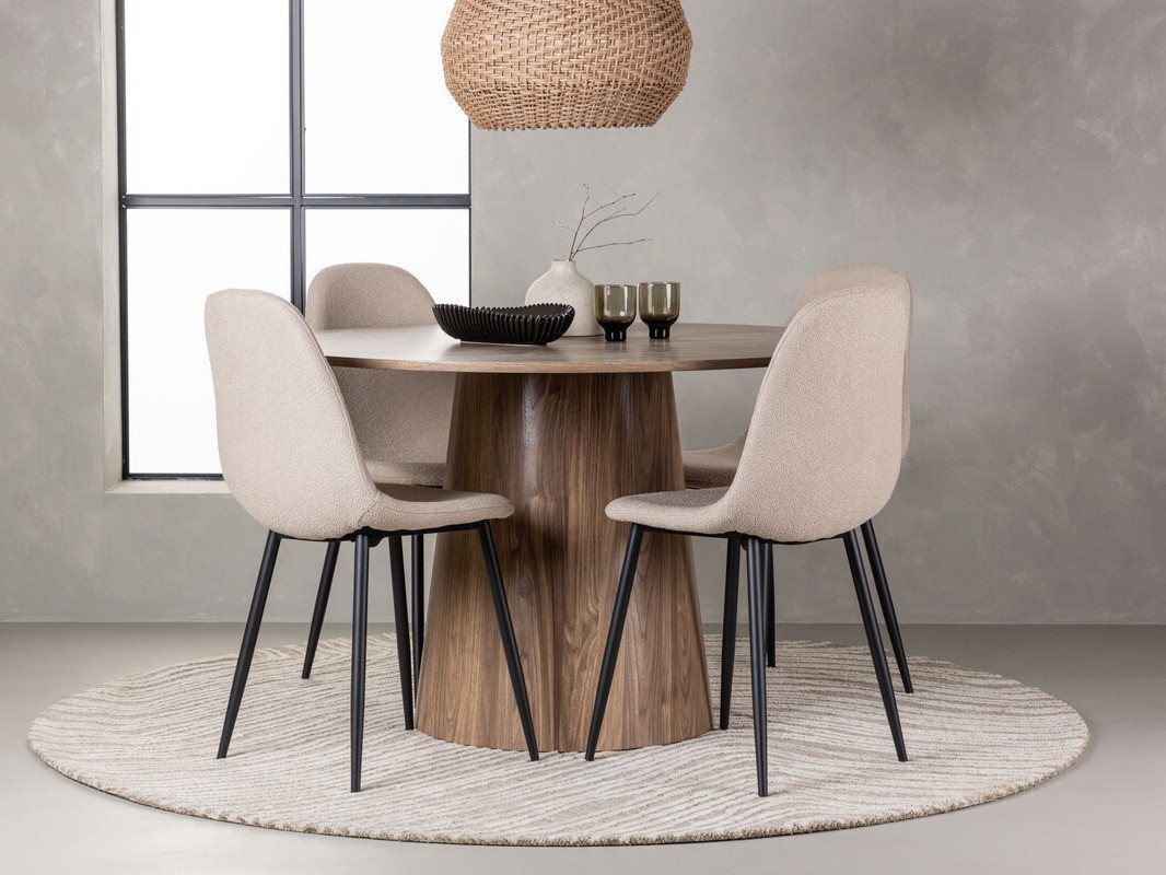 Conjunto para refeições Dallas 4247 (Castanho)