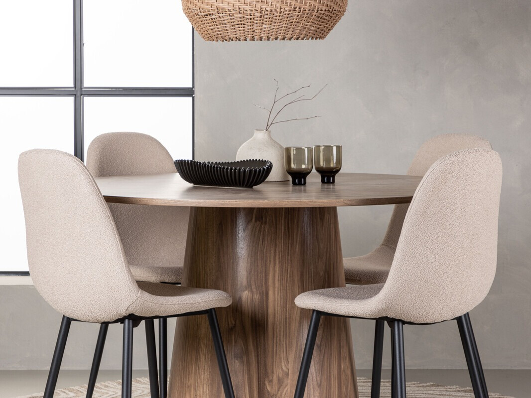 Conjunto para refeições Dallas 4247 (Castanho)