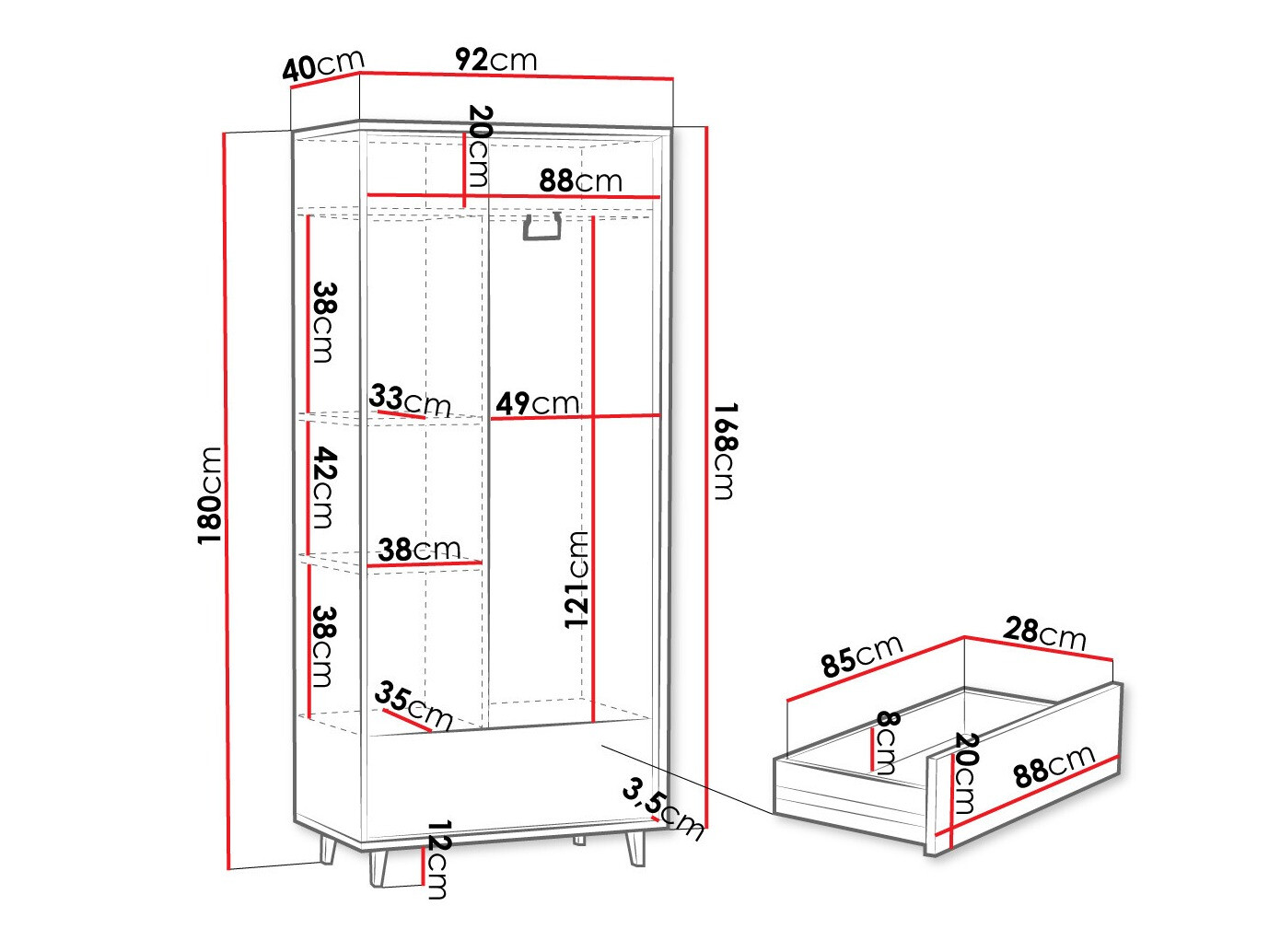 Roupeiro Comfivo Romtori