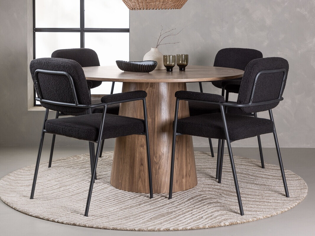 Conjunto para refeições Dallas 4250 (Castanho)