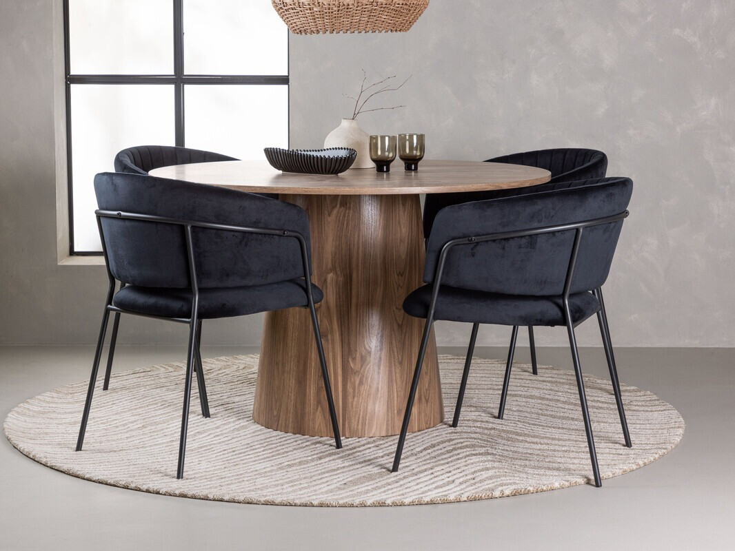 Conjunto para refeições Dallas 4254 (Castanho)