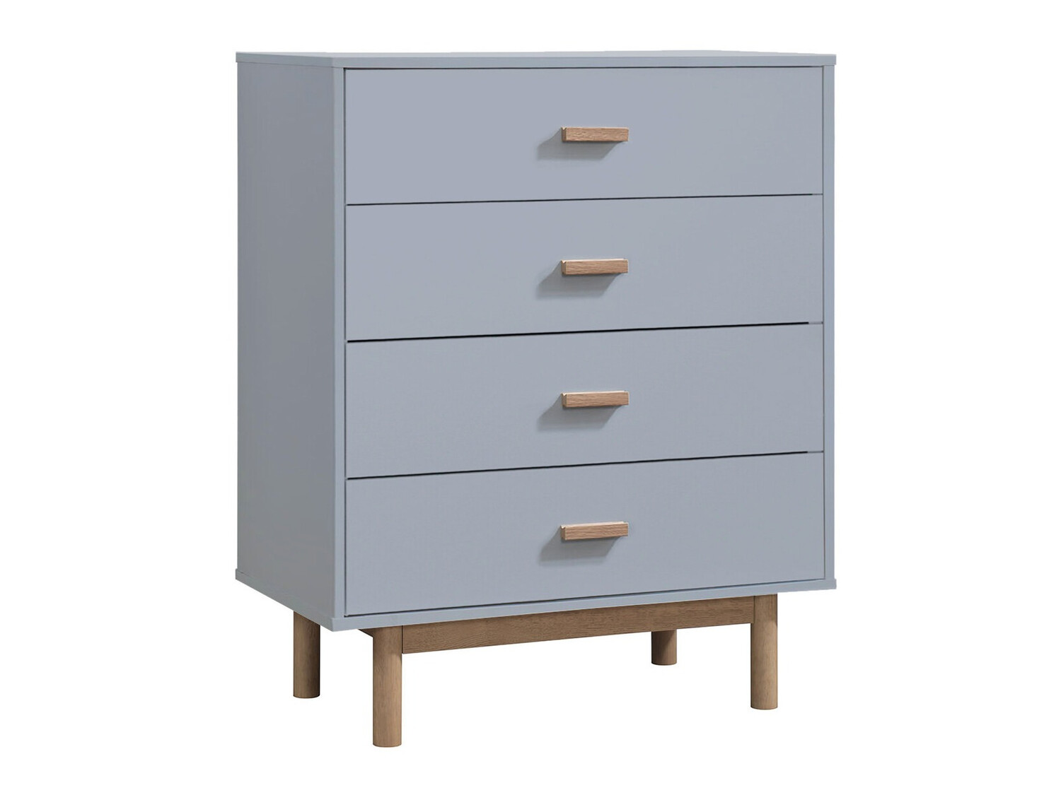 Cómoda Nolcalu 103 (Cinzento + Carvalho)