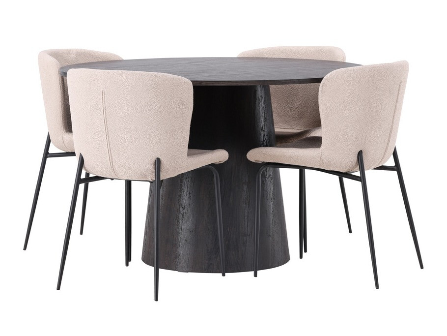 Conjunto para refeições Dallas 4257 (Bege + Preto)