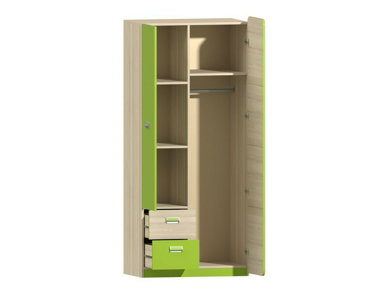 Conjuntos para quartos de criança Ophmora 125 (Madeira de freixo + Verde)