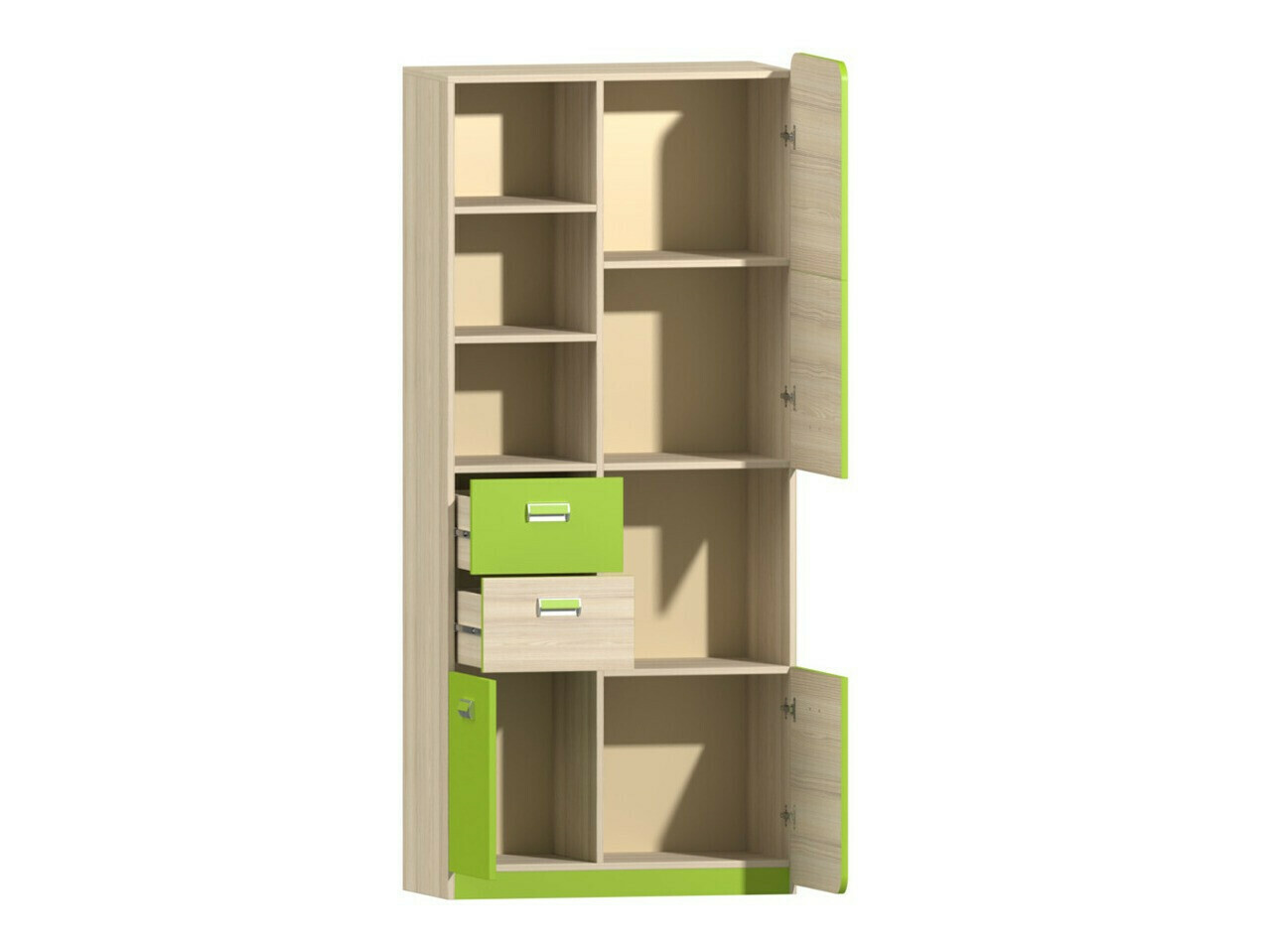 Conjuntos para quartos de criança Ophmora 125 (Madeira de freixo + Verde)