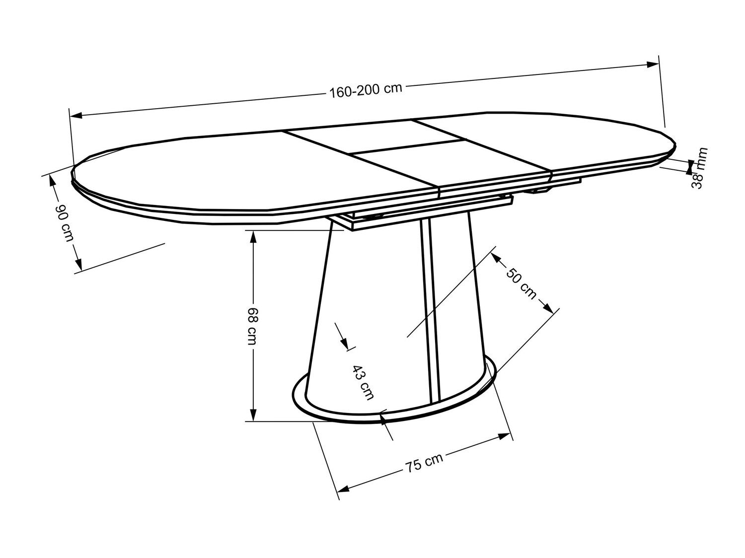 Conjunto para refeições Houston 1577