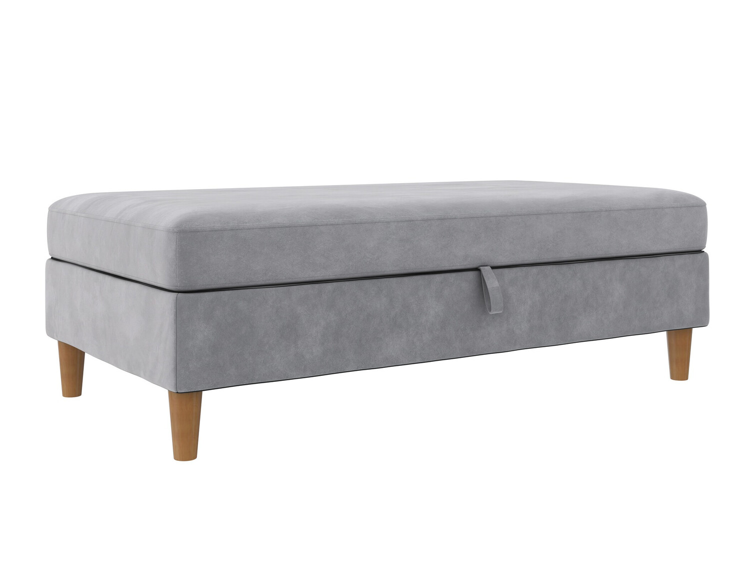 Banco estofado Denton 1180 (Cinzento claro)