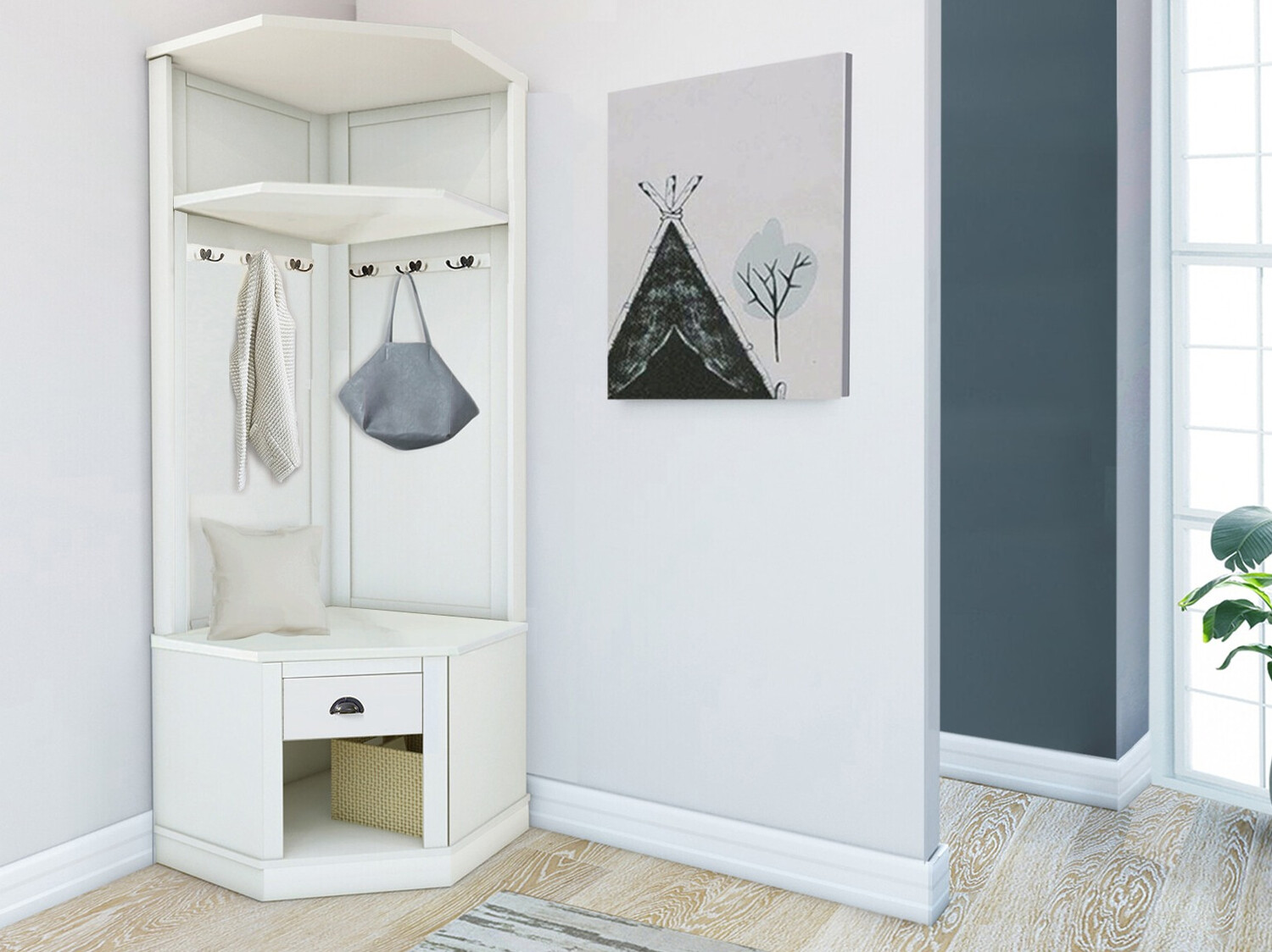 Conjunto para corredor Etviri 108 (Branco)