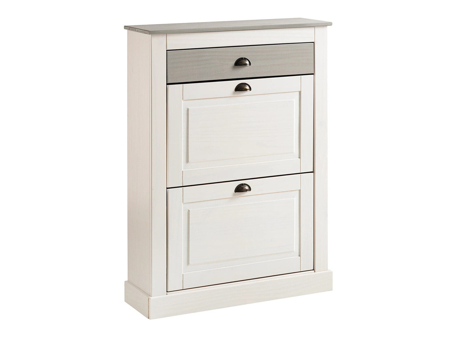 Sapateira Etviri 110 (Branco + Cinzento)