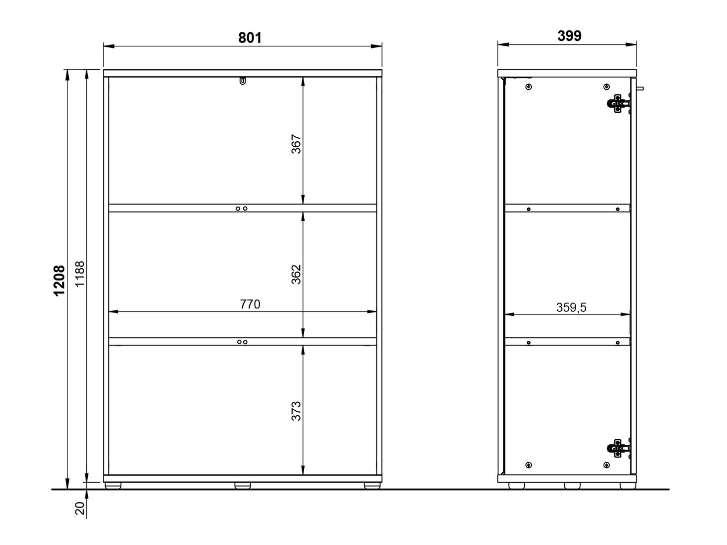 Conjunto de escritório Vertali 103