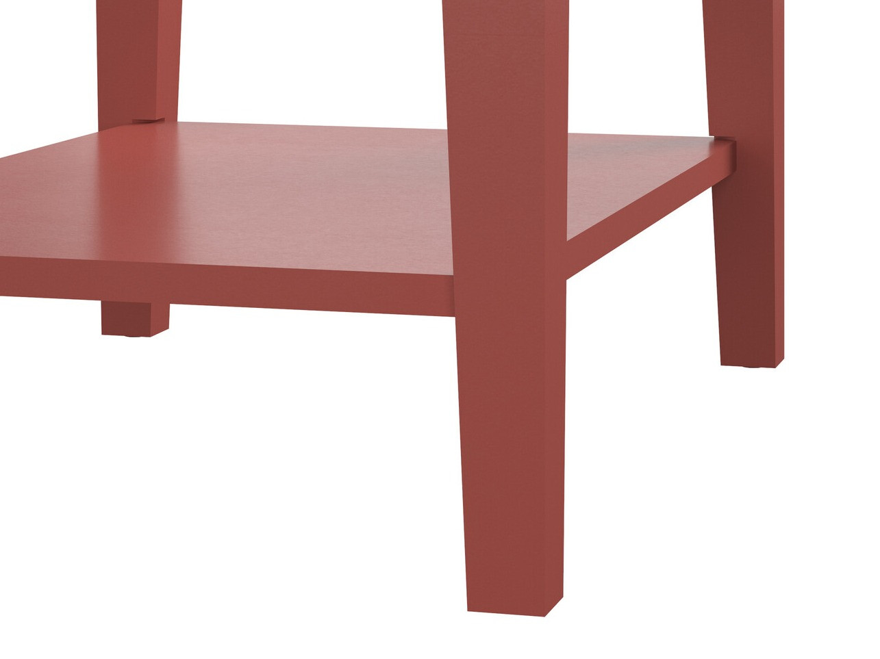 Mesa lateral Sonfivo 107 (Vermelho)