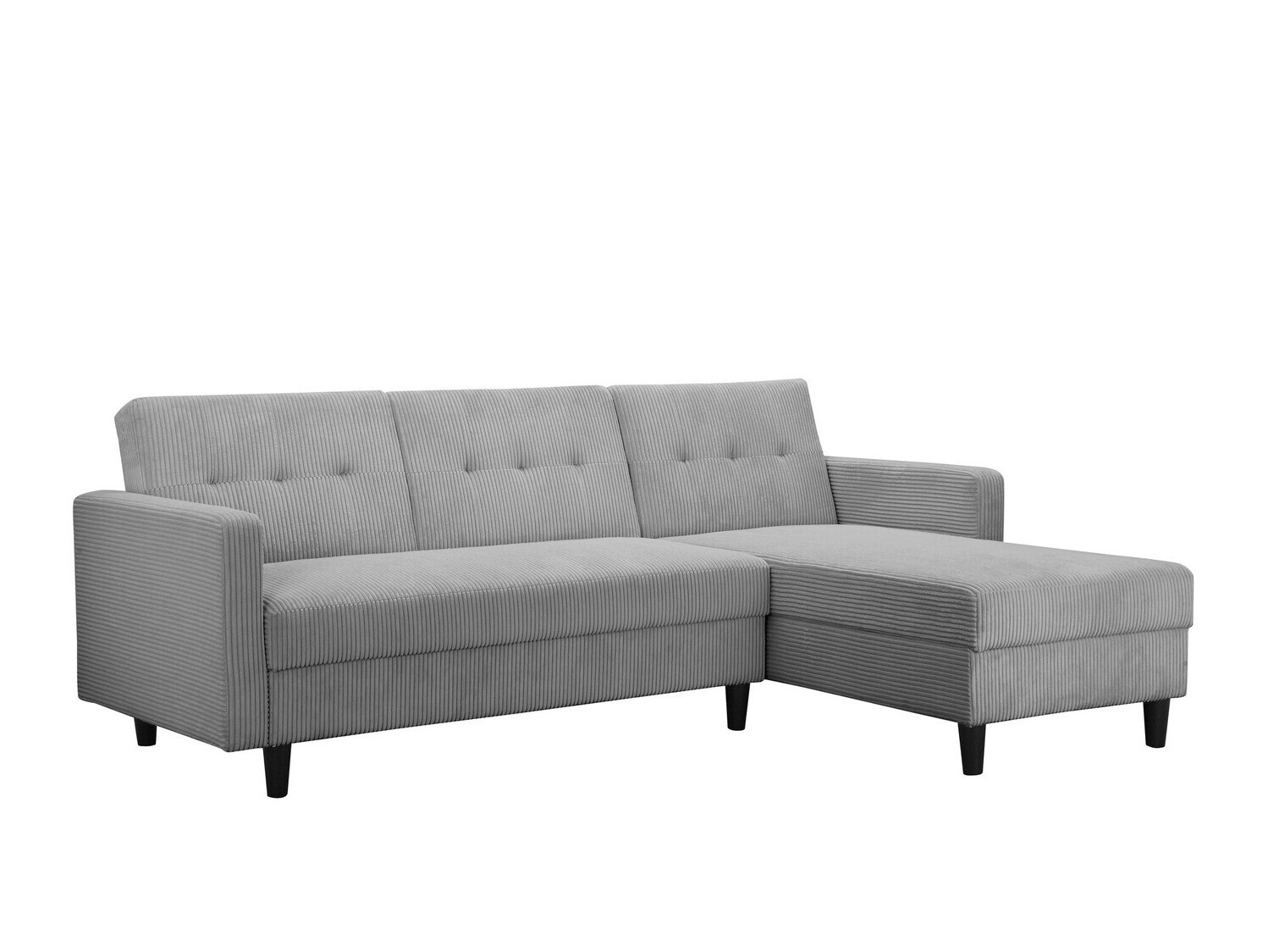 Sofá de canto Tulsa 625 (Cinzento claro)