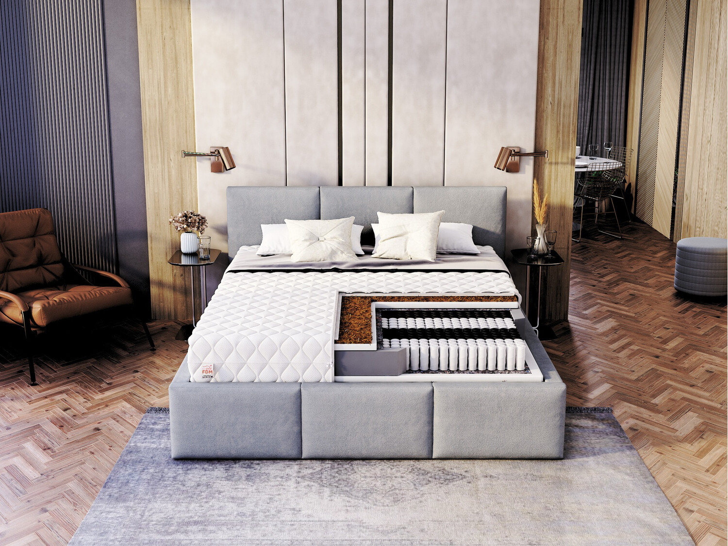 Colchão Fairfield 104 (90 x 200 cm)