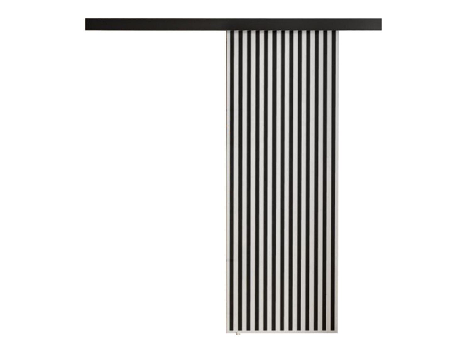 Porta de correr Dover 201 (Branco + Preto)