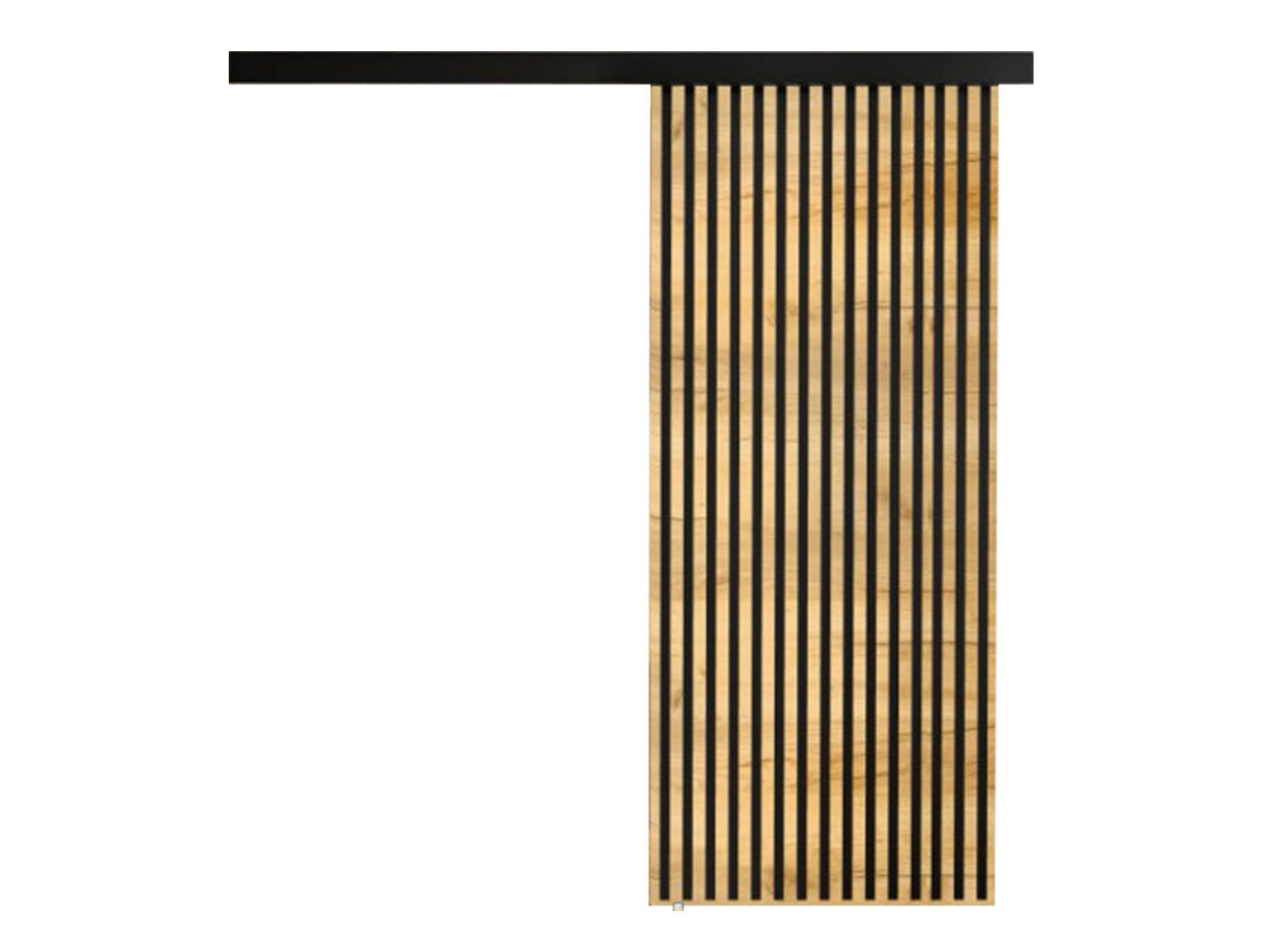 Porta de correr Dover 202 (Craft de carvalho dourado + Preto)