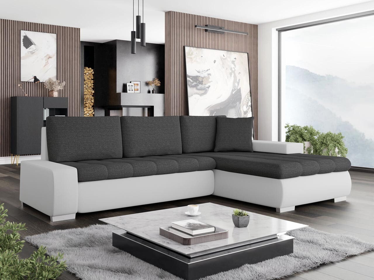 Sofá de canto Comfivo 112 (Soft 017 + Boss 12)