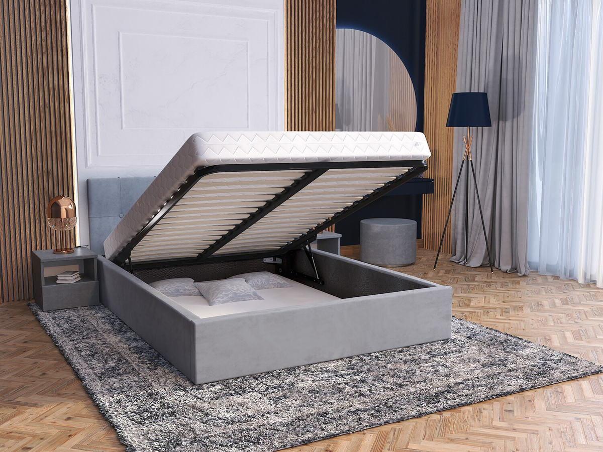 Cama Fairfield 107 (Cinzento)