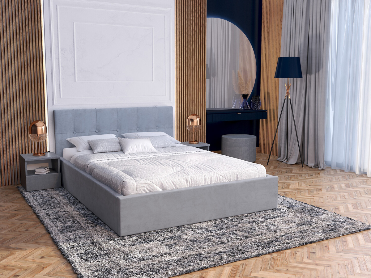 Cama Fairfield 107 (Cinzento)