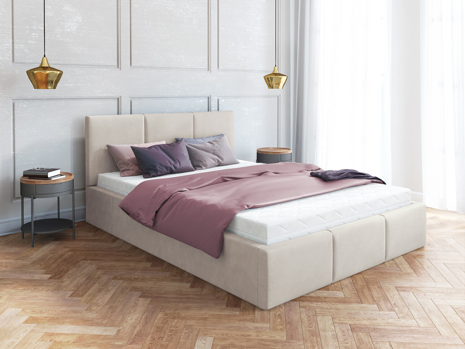 Cama Fairfield 109 (Creme)