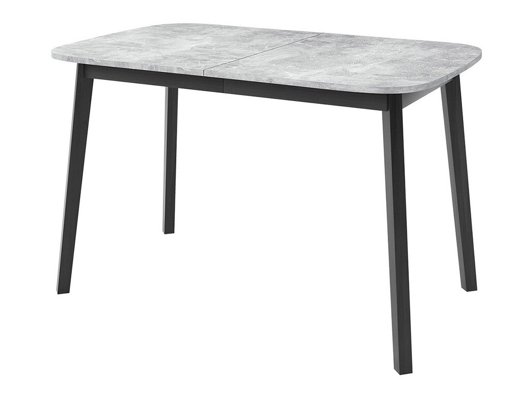 Mesa Edmond 110 (Cinzento mármore + Preto)
