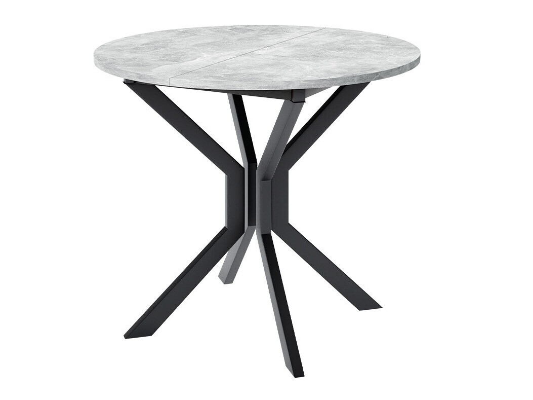 Mesa Edmond 111 (Cinzento mármore + Preto)