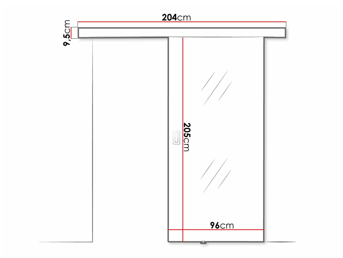 Porta de correr Dover 207