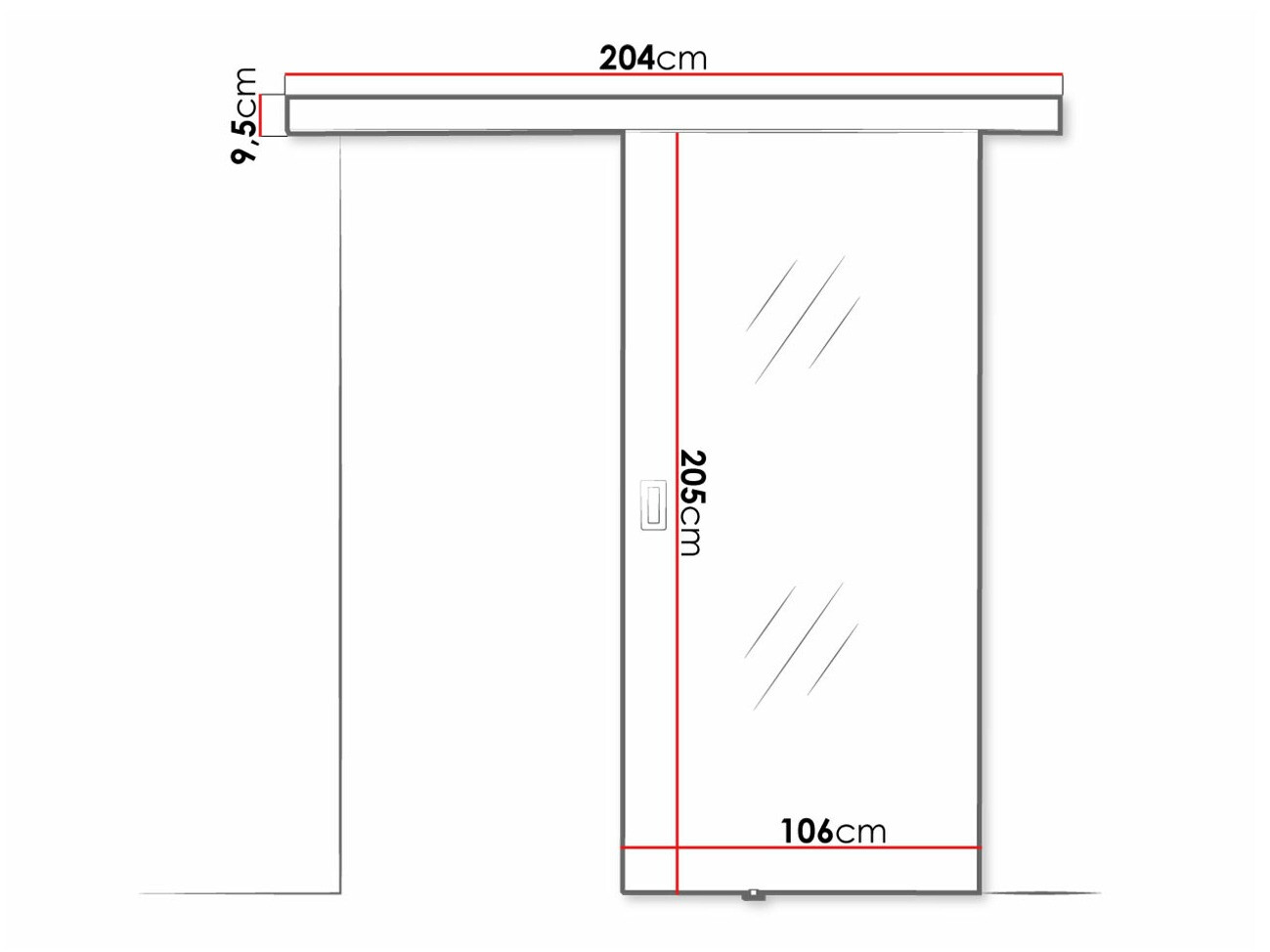 Porta de correr Dover 208