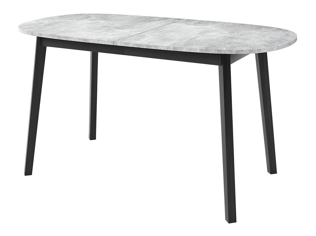 Mesa Edmond 114 (Cinzento mármore + Preto)