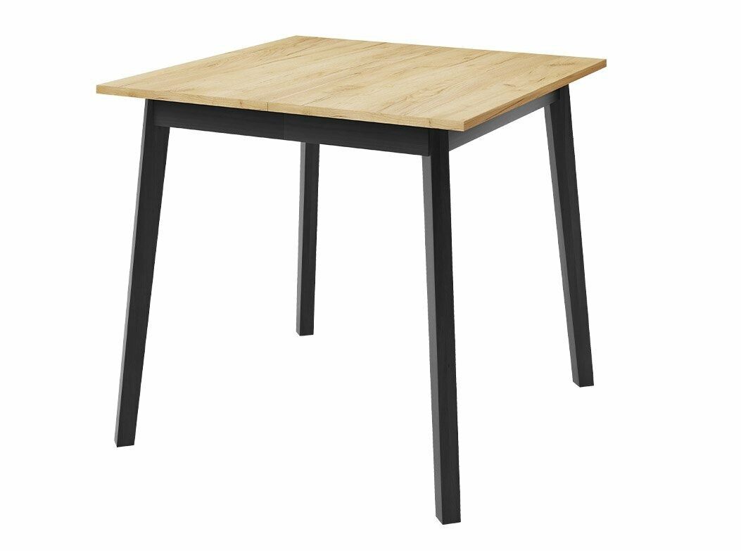 Conjunto para refeições Edmond 116 (Craft de carvalho dourado + Preto)