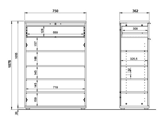 Sapateira Soliru 101 (Grafite)