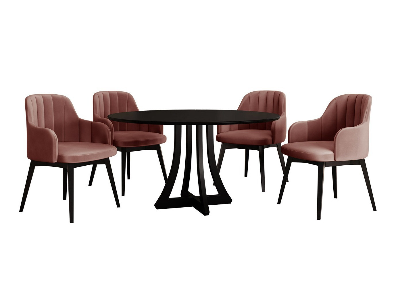 Conjunto para refeições Racine 128 (Preto)