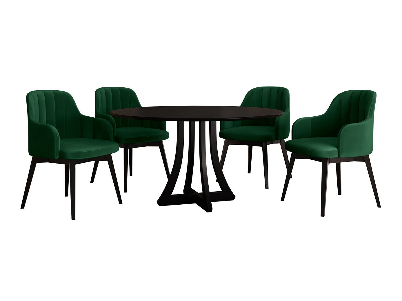 Conjunto para refeições Racine 137 (Preto)