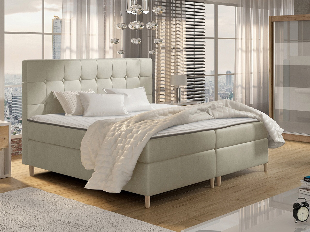 Cama continental Caseus (Magic Velvet 2201)