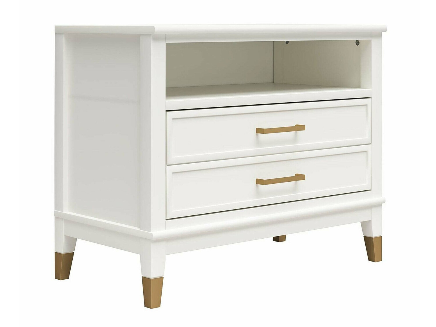 Mesa de cabeceira CosmoLiving by Cosmopolitan Belromu 107 (Branco)