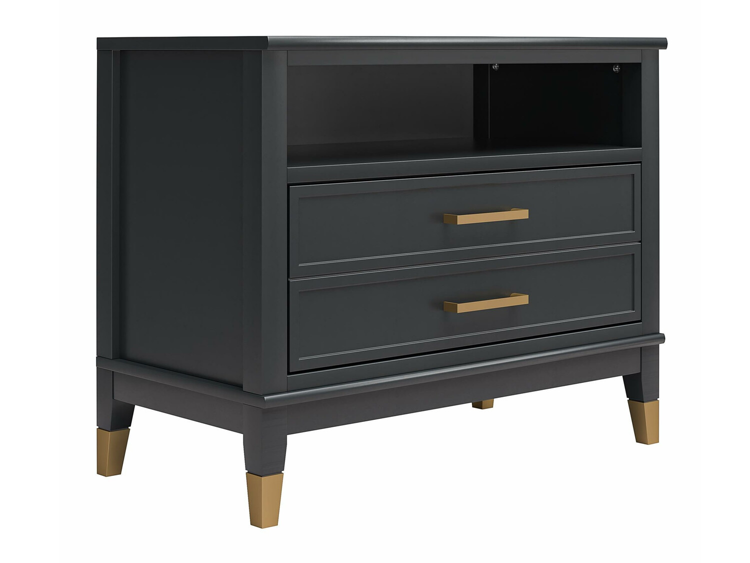 Mesa de cabeceira CosmoLiving by Cosmopolitan Belromu 107 (Preto)