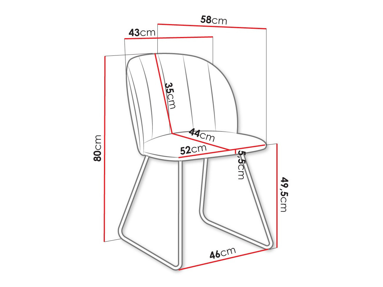 Cadeira Comfivo Passer I (Magic Velvet 2216)