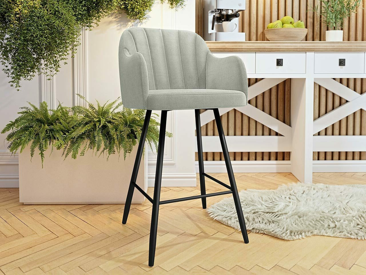 Banco de bar Comfivo Anser I (Magic Velvet 2240)