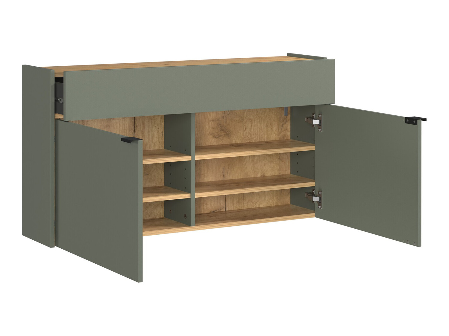 Conjunto para corredor Cirsale 106 (Verde empoeirado + Navarra carvalho)