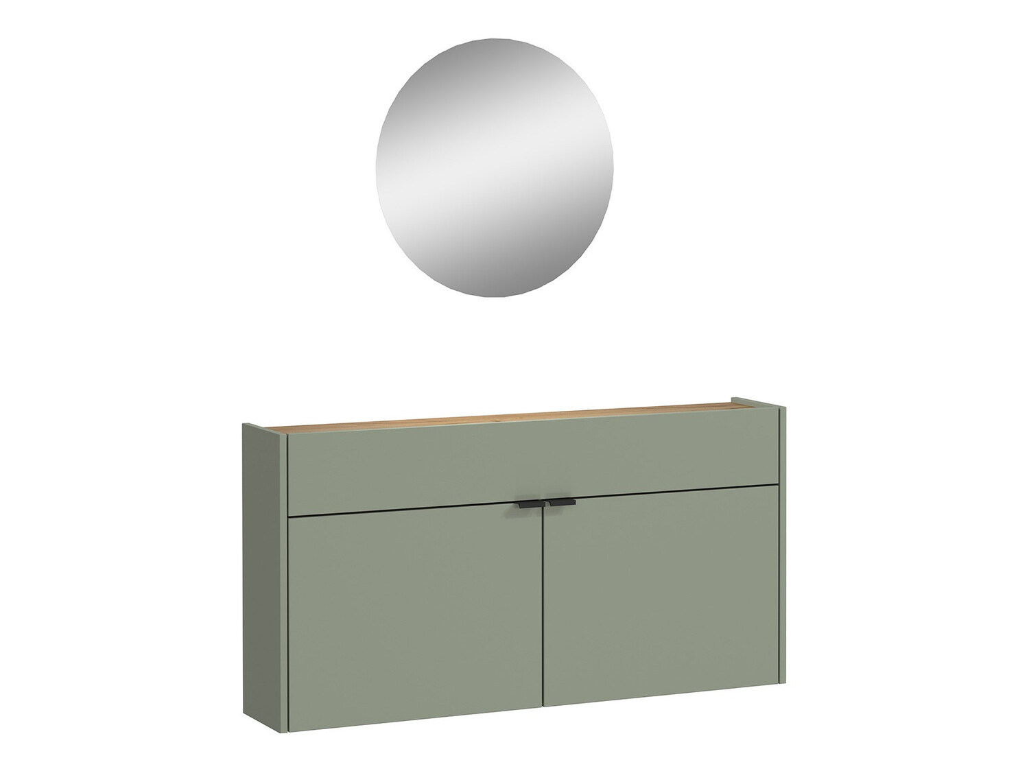 Conjunto para corredor Cirsale 106 (Verde empoeirado + Navarra carvalho)