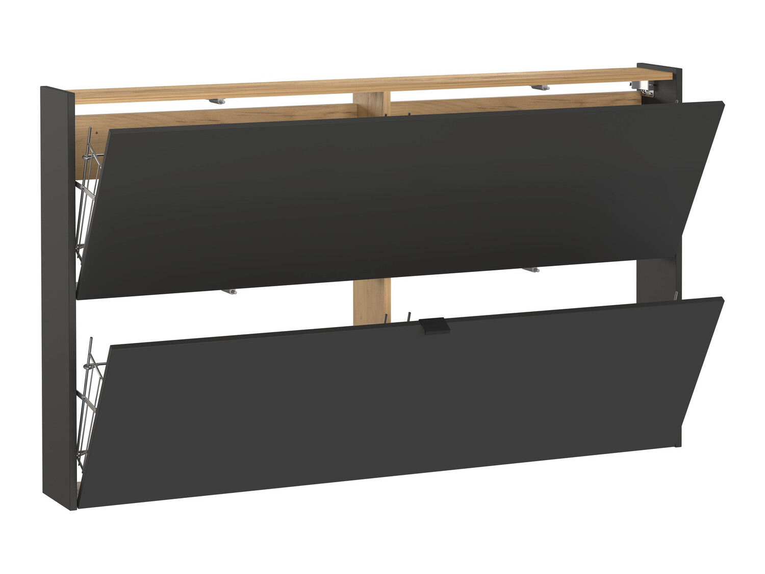 Conjunto para corredor Cirsale 109 (Grafite + Navarra carvalho)